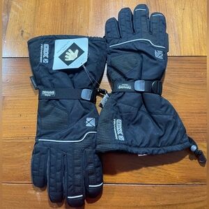 NWT CKX Technowear Mens Thinsulate 100gram Hipora Insert Black Winter Gloves XXL